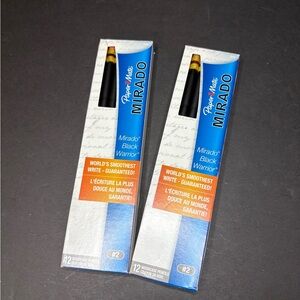 5/$15 New in Box Bundle 2 boxes of 12 Mirado Black Warrior #2 Pencils (24 total)